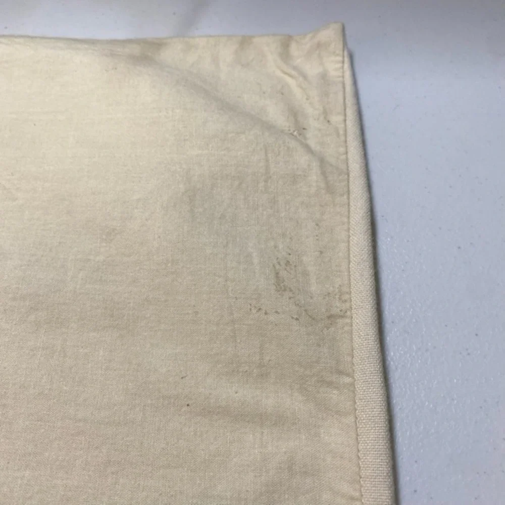 Pottery Barn‎ Pillow Sham 20x25 Blue Green Embroidered Paisley Organic Cotton